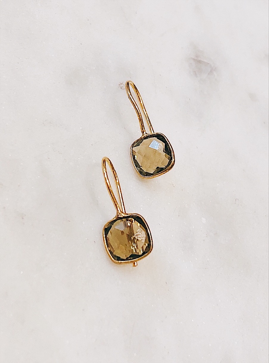 Серьги с кристаллами