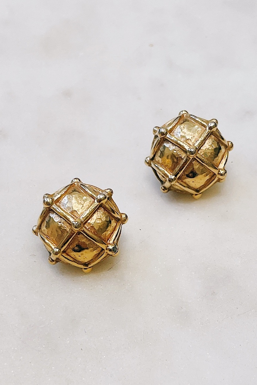 Серьги с тиснением Givenchy