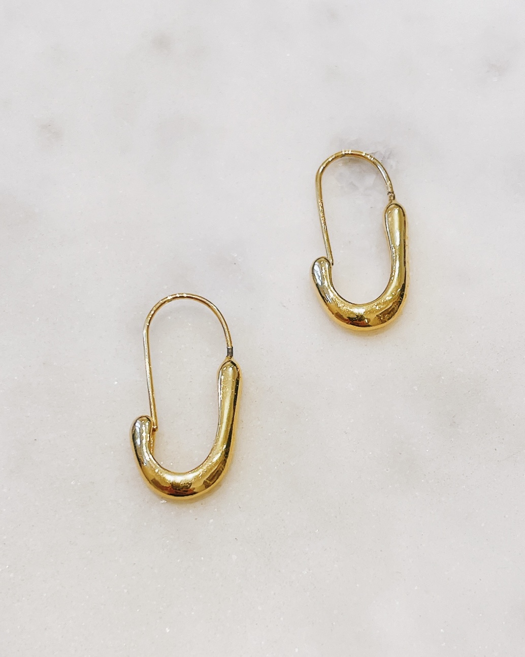 Серьги-скрепки