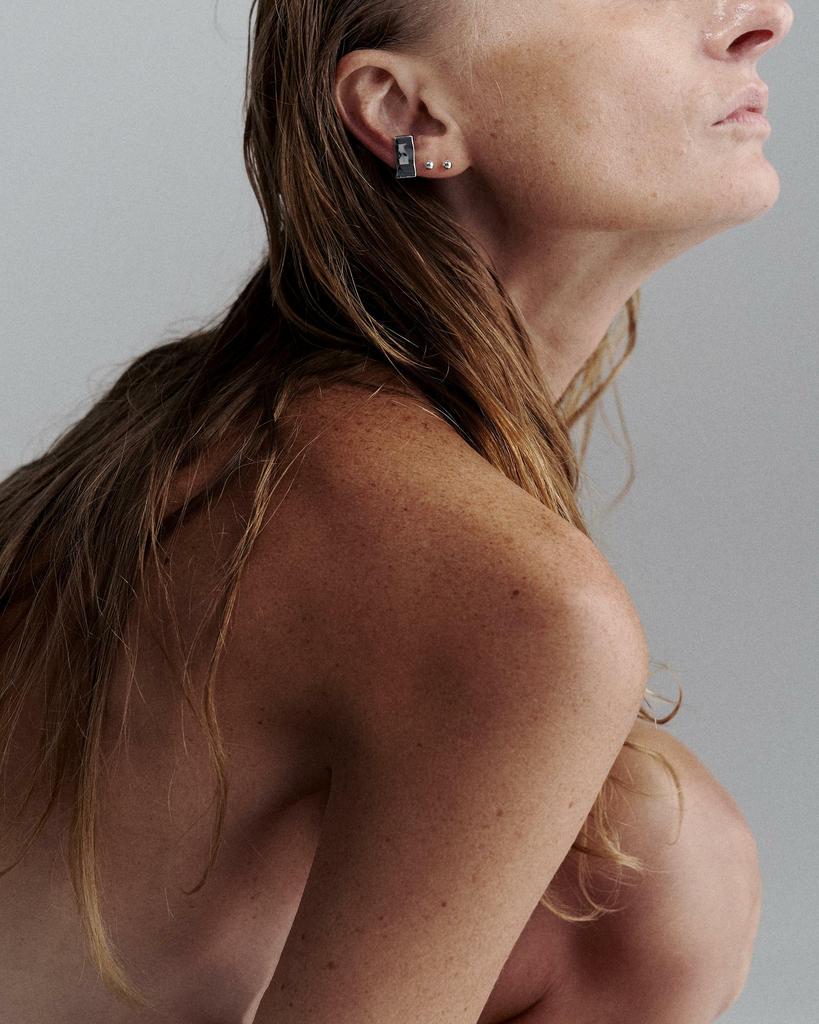 кафф скрепка silver