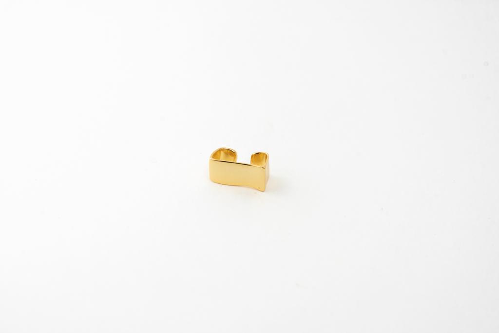 кафф скрепка gold