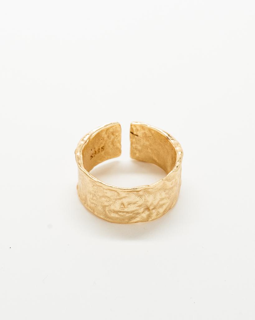 текстурное кольцо gold