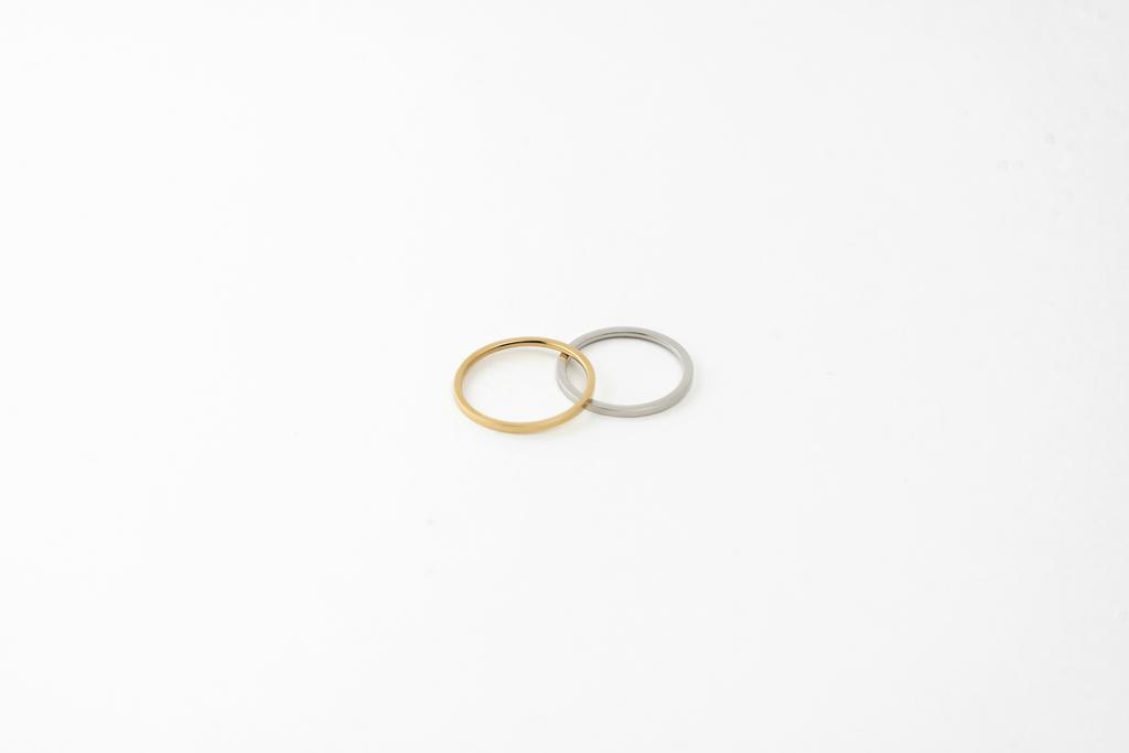 фаланговое кольцо в двух оттенках