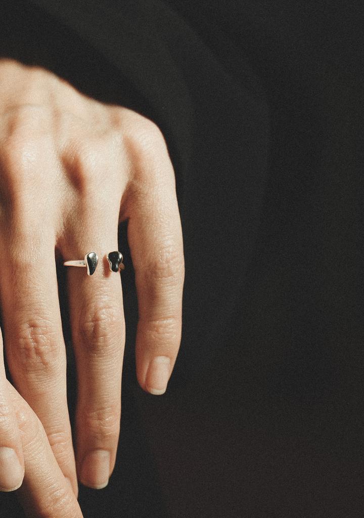 Кольцо arch silver