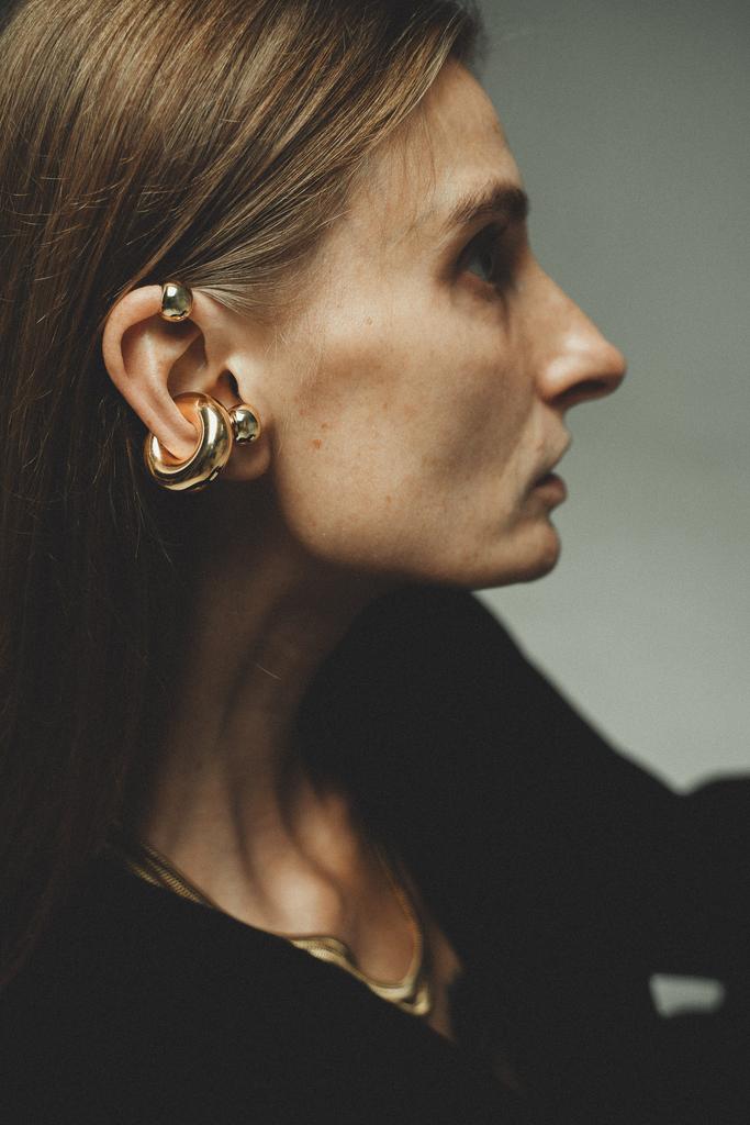 Кафф clamp gold small