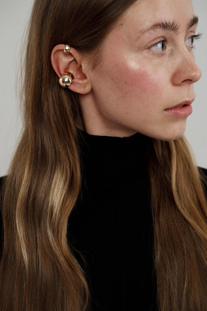 Кафф clamp gold large