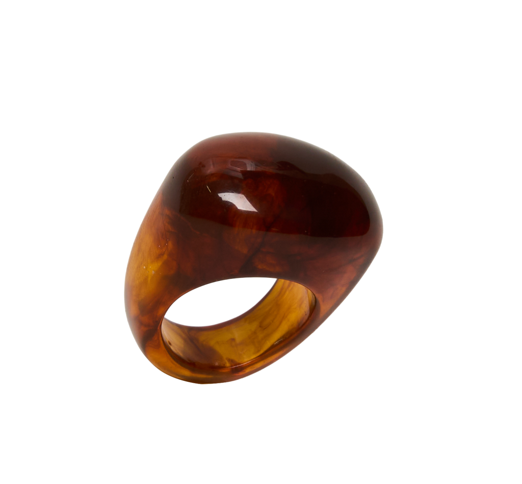 Кольцо amber small