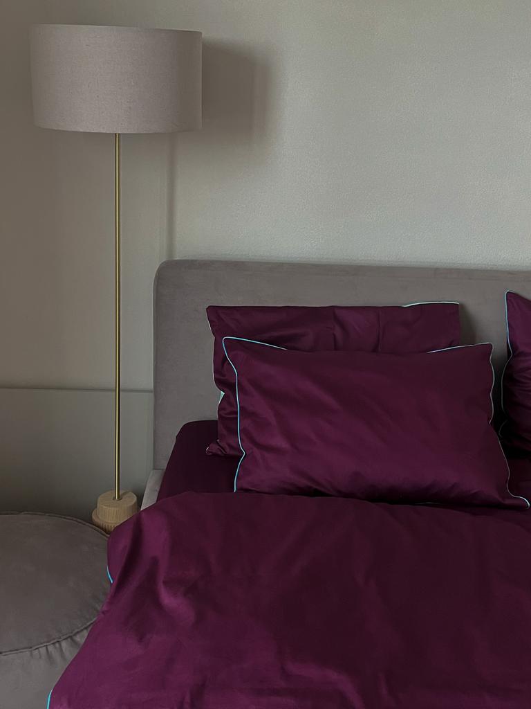 Комплект Фиолетовый с голубым кантом