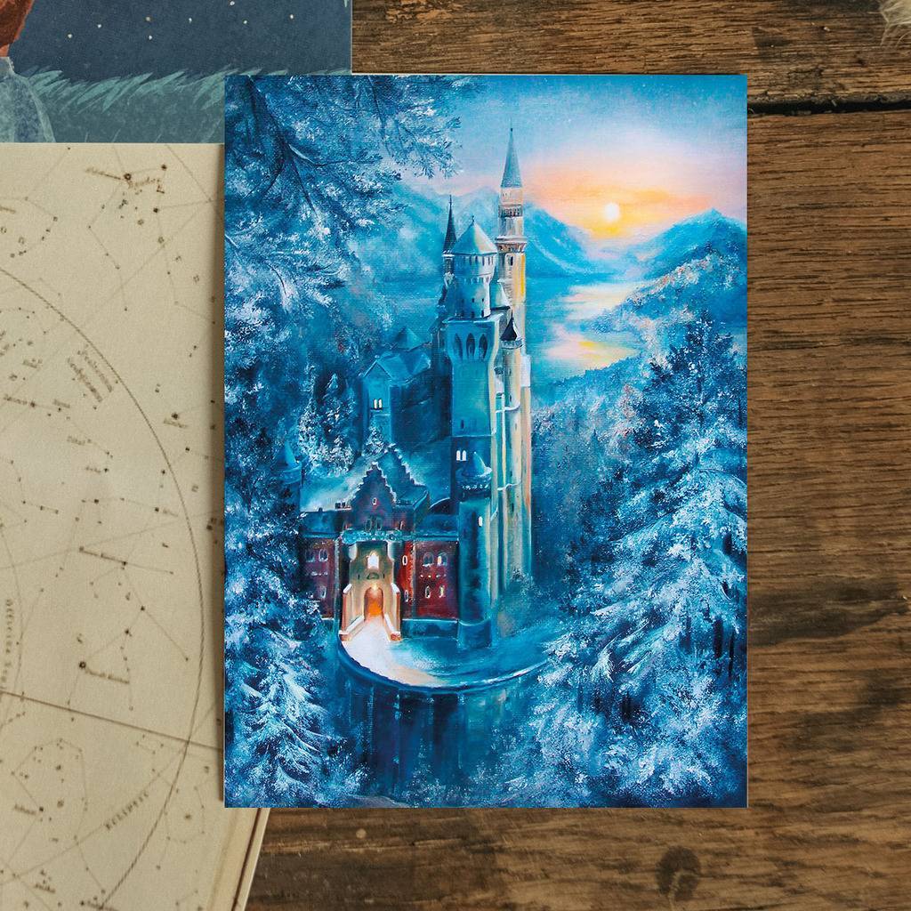 "Winter fairy tale" почтовая открытка