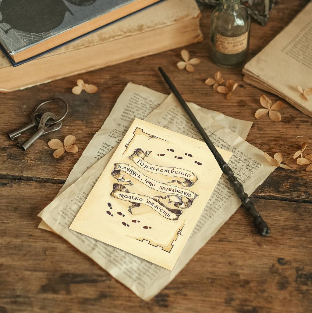 "Девиз мародёров" почтовая открытка