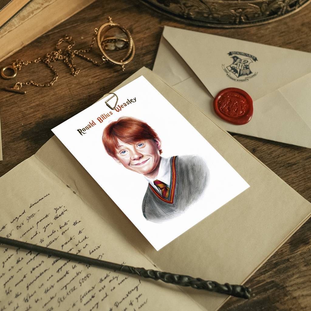 "Ronald Bilius Weasley" почтовая открытка