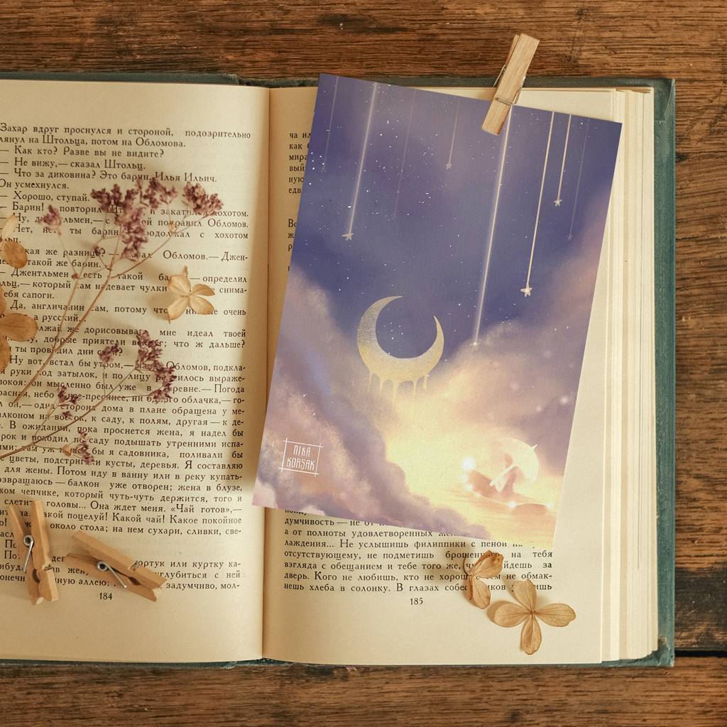 "По млечному пути" открытка почтовая