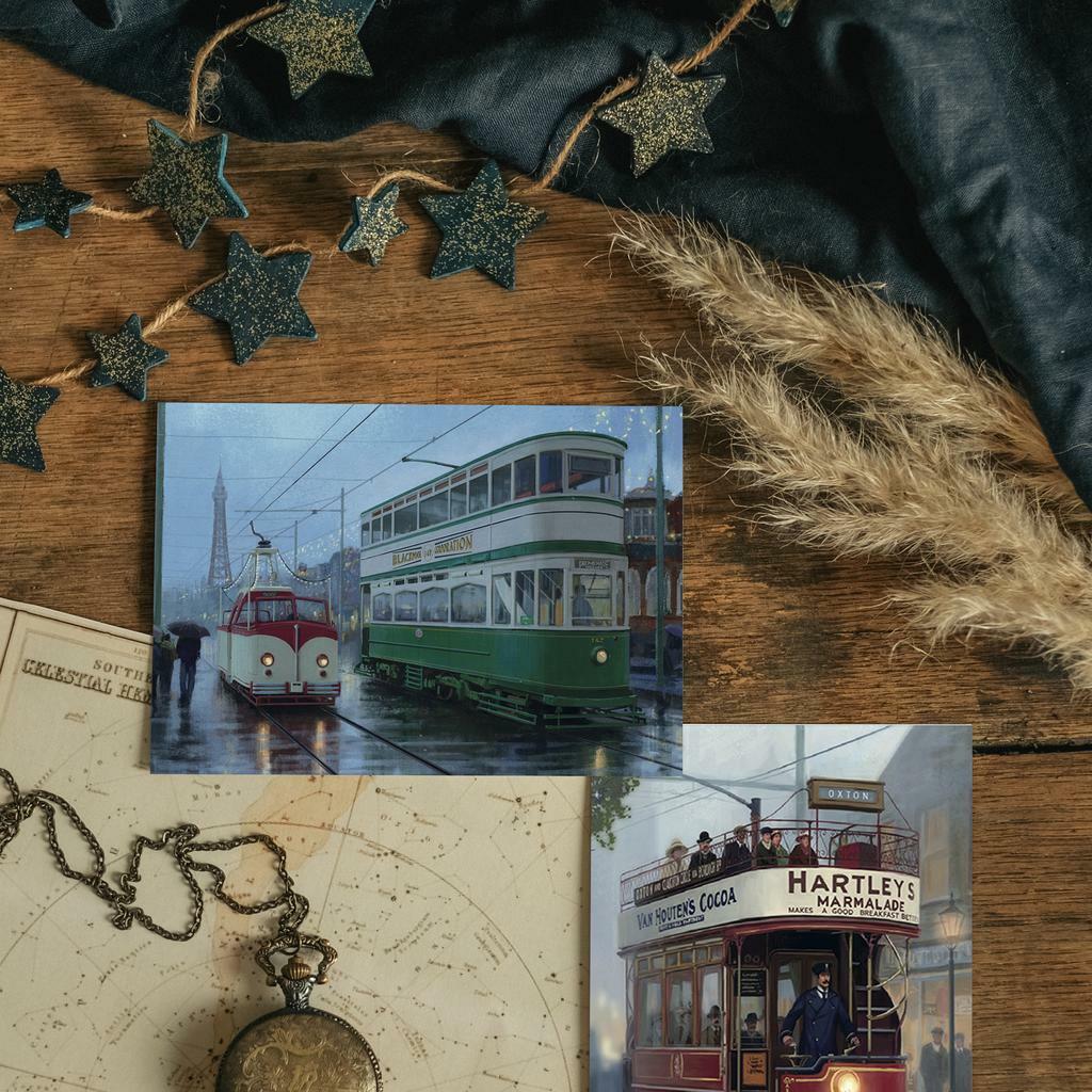 "Promenade Tram" открытка почтовая