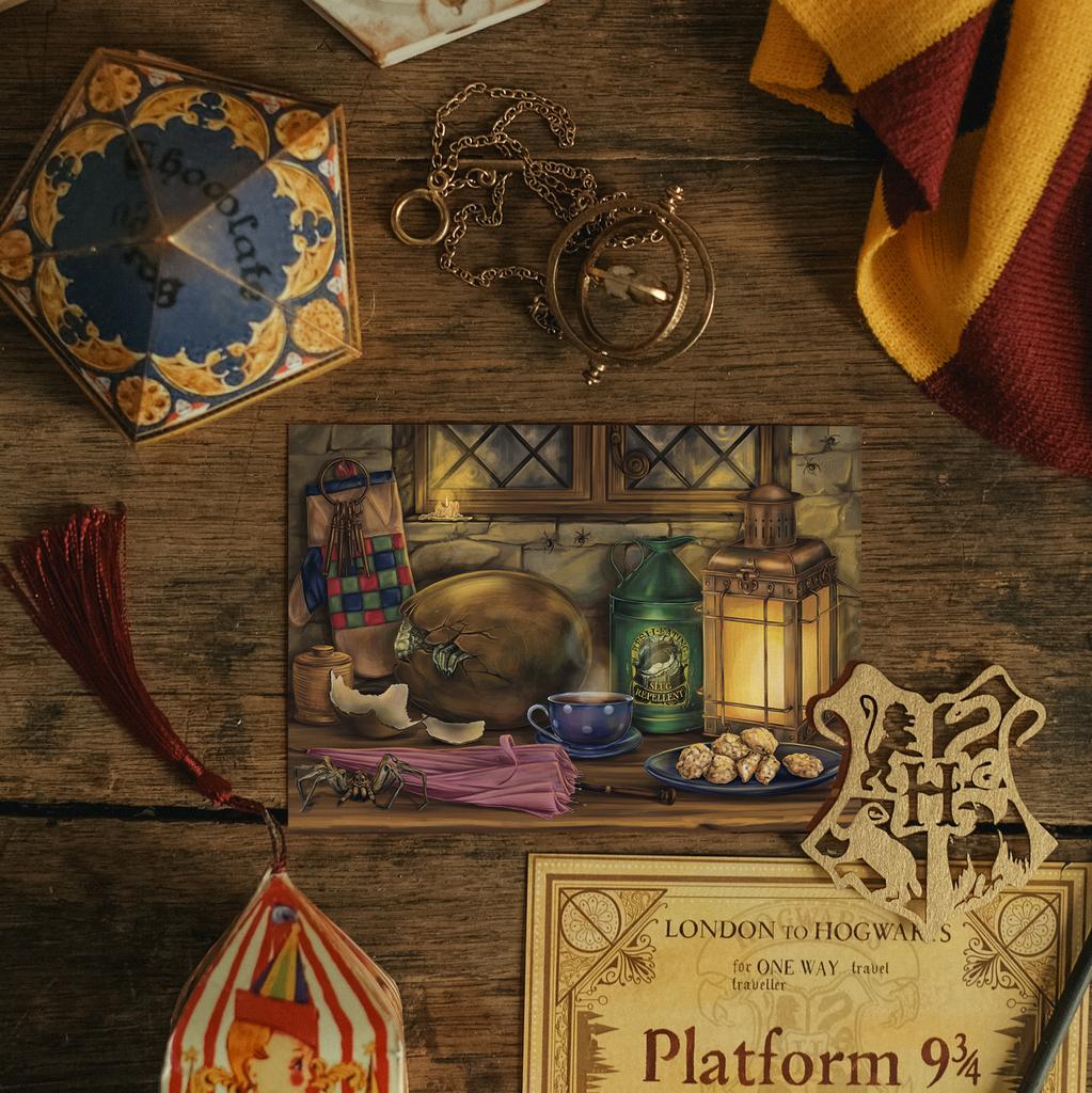 "Натюрморт Рубеуса Хагрида" открытка почтовая