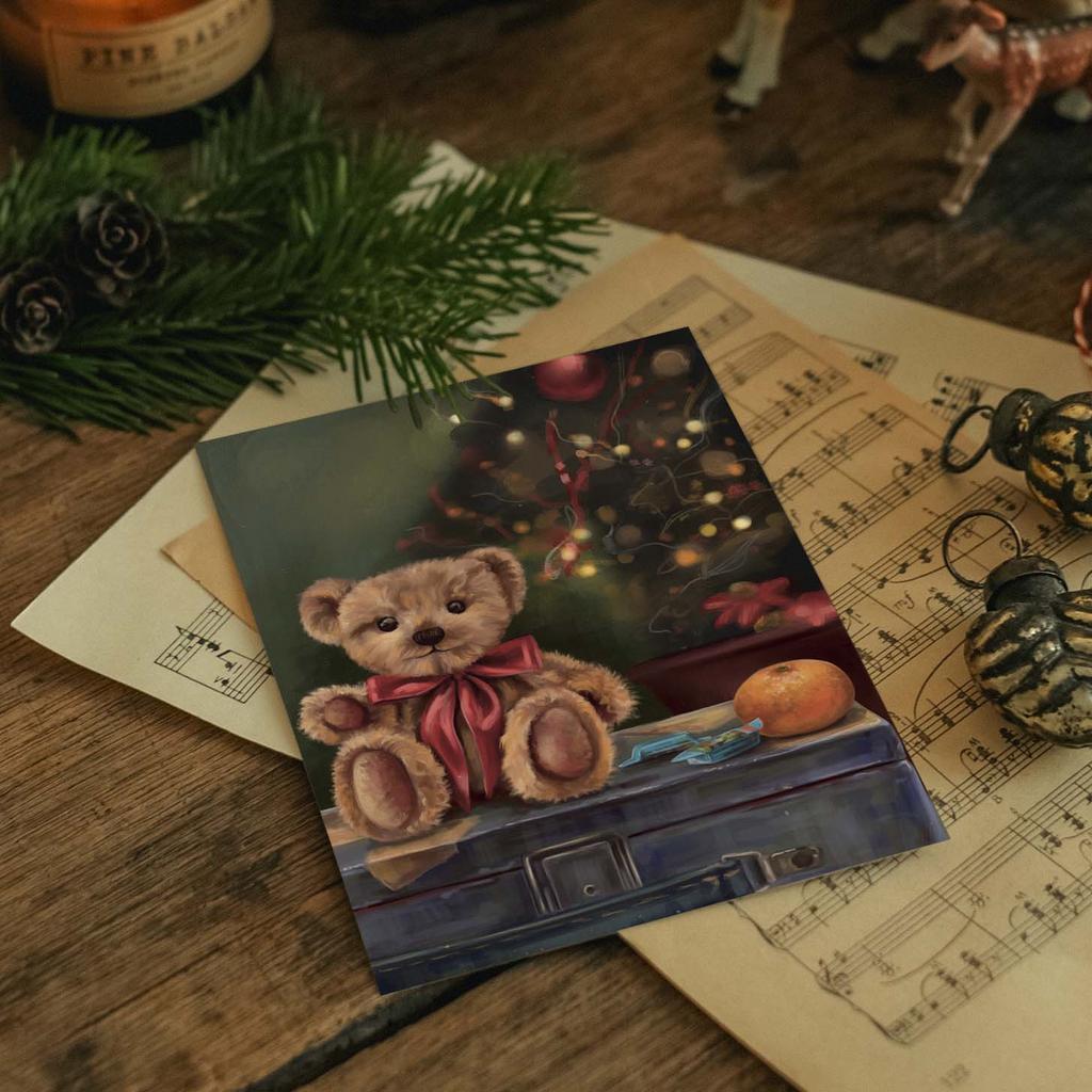 "Советский Новый год" почтовая открытка для посткроссинга