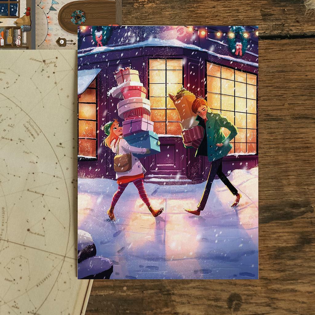 "Судьбаносная встреча" почтовая открытка для поcткроссинга