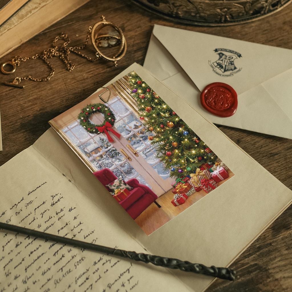 "Праздничная гостинная" почтовая открытка для поcткроссинга