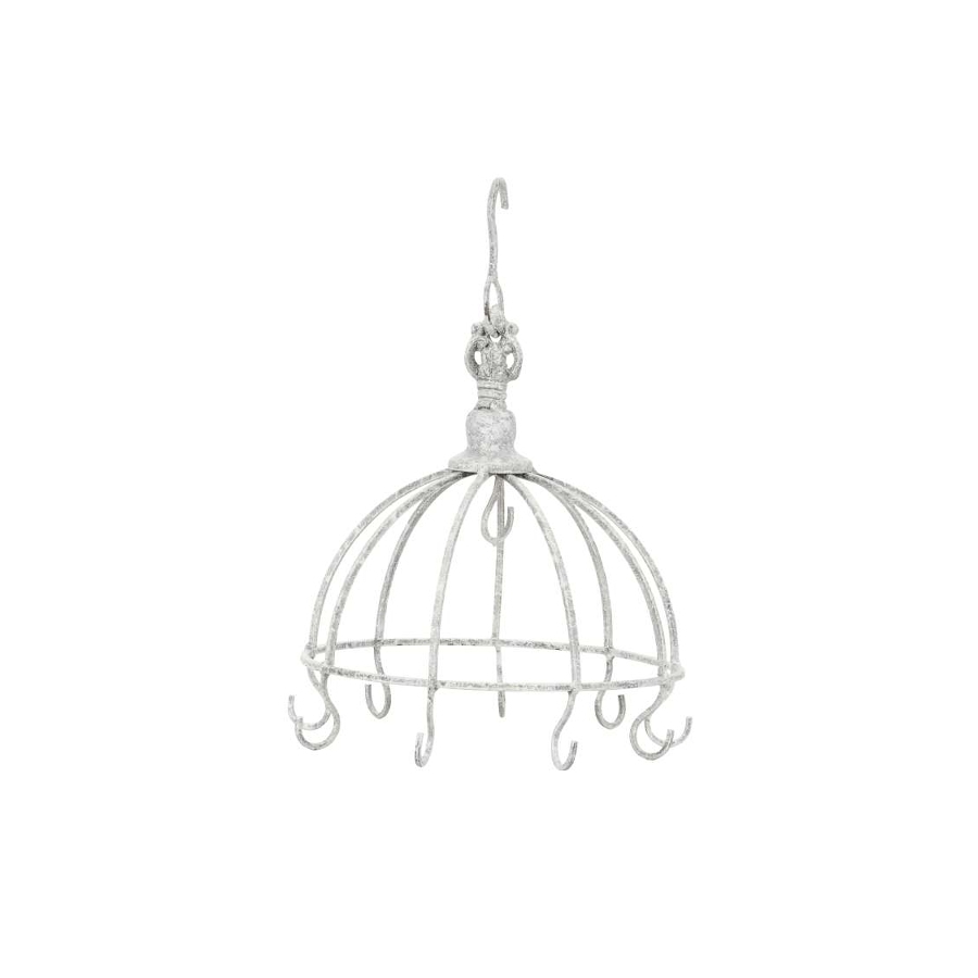 Подвес декоративный "Корона" белый