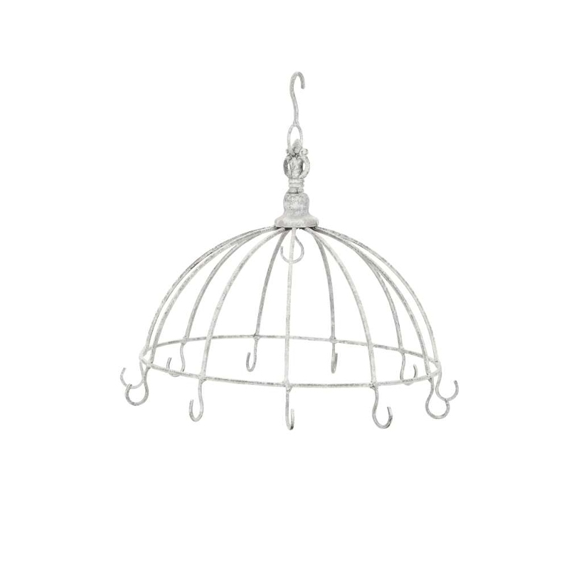 Подвес декоративный "Корона" белый