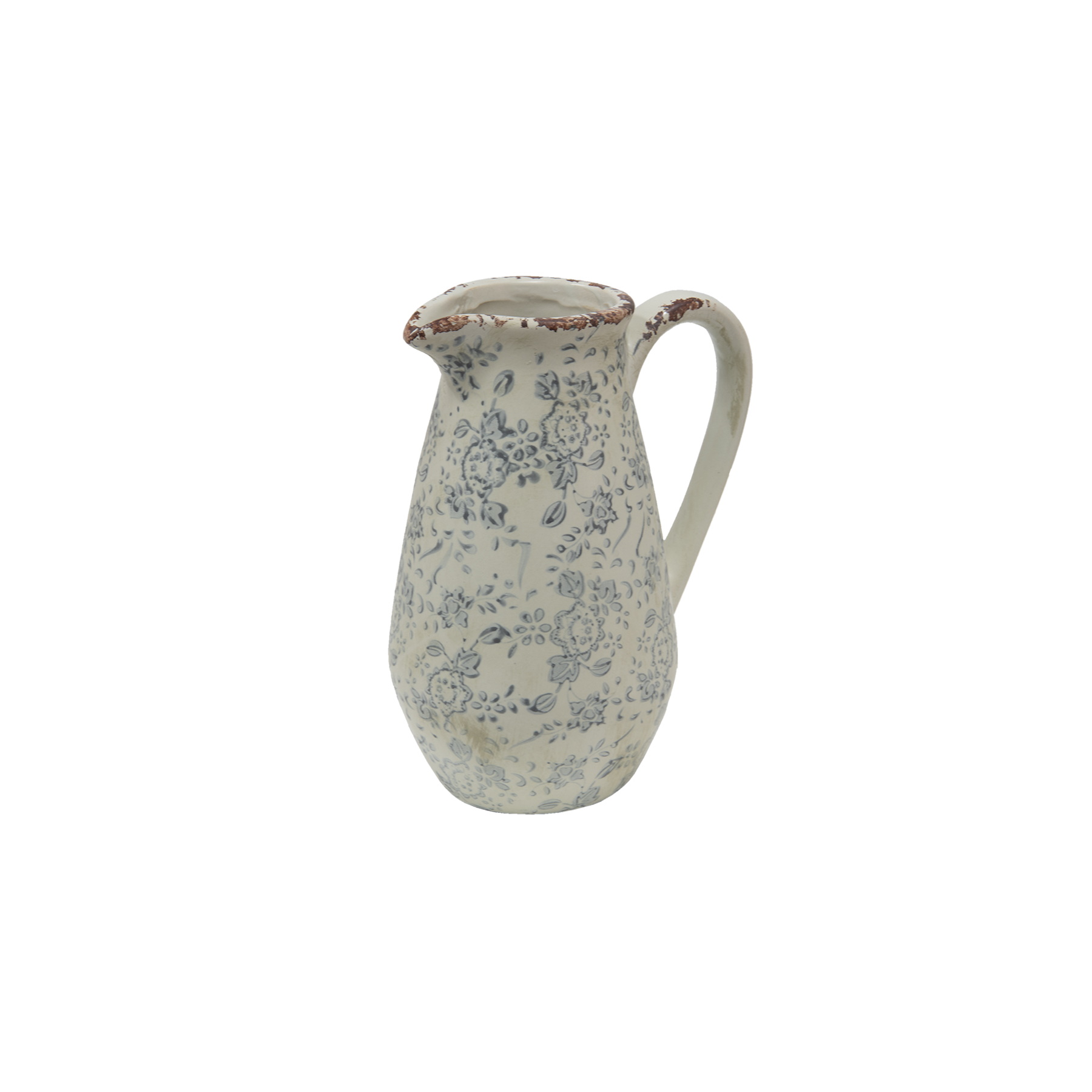 Кувшин декоративный "Голубые цветы"