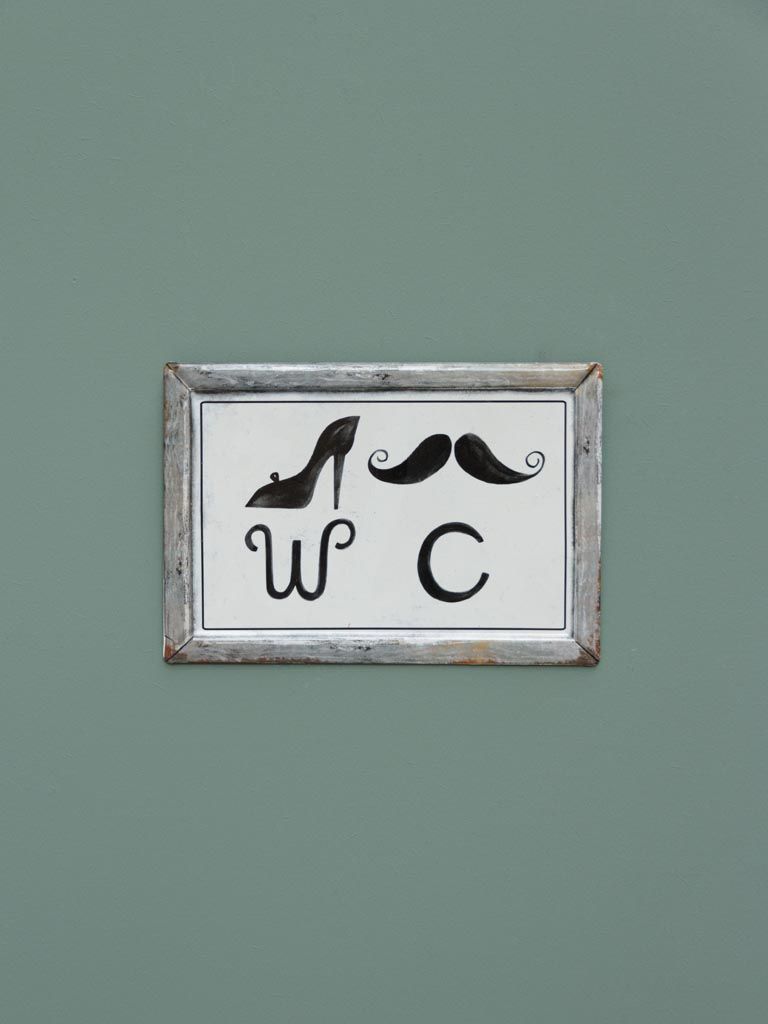 Табличка "WC"