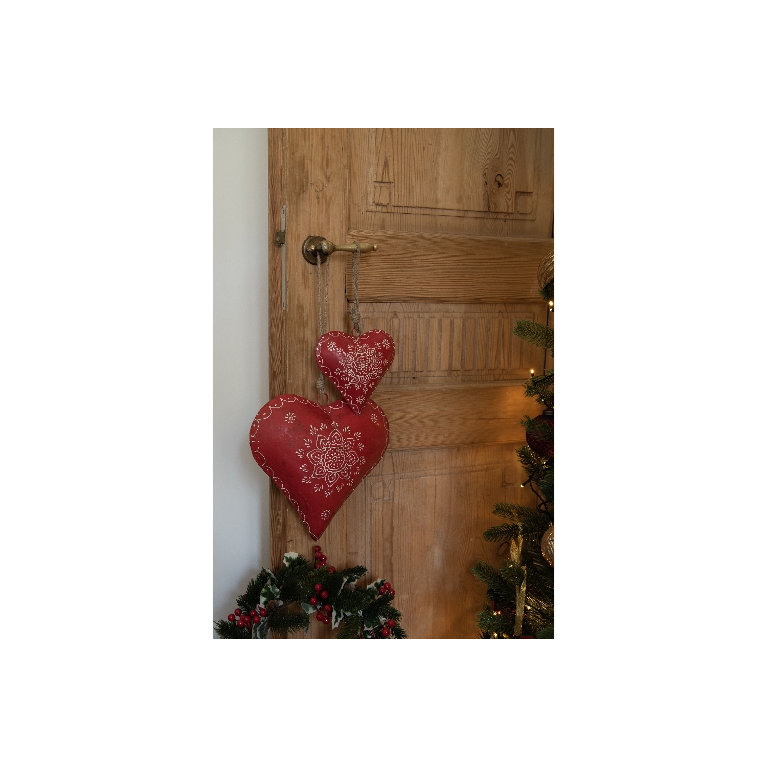 Декор подвесной "Сердце" красное