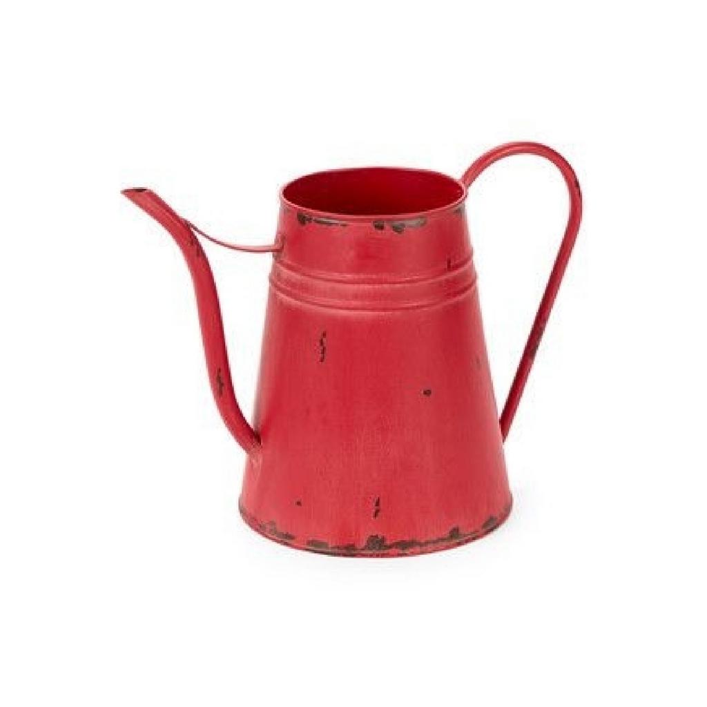 Лейка декоративная "Деметра" красная