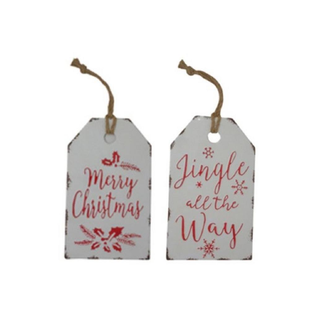 Табличка "Merry Christmas/Jingle all the way" в ассортименте