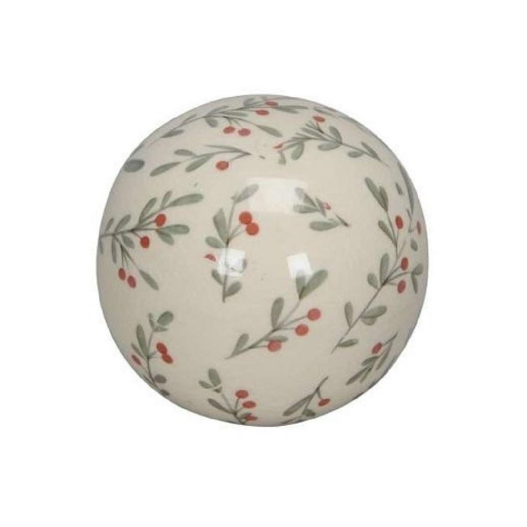 Декор "Шар - Красные ягоды"