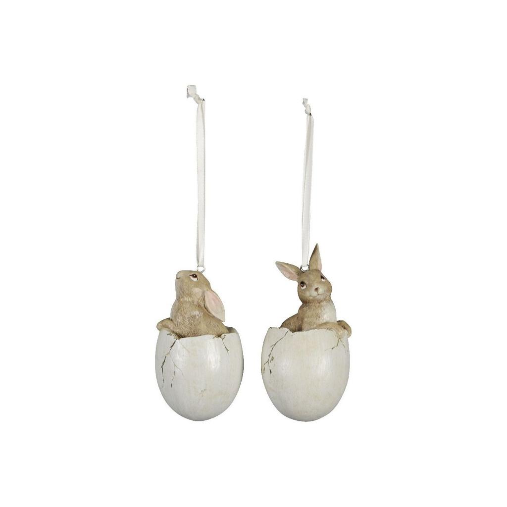 Декор подвесной "Яйцо с кроликом" в ассортименте