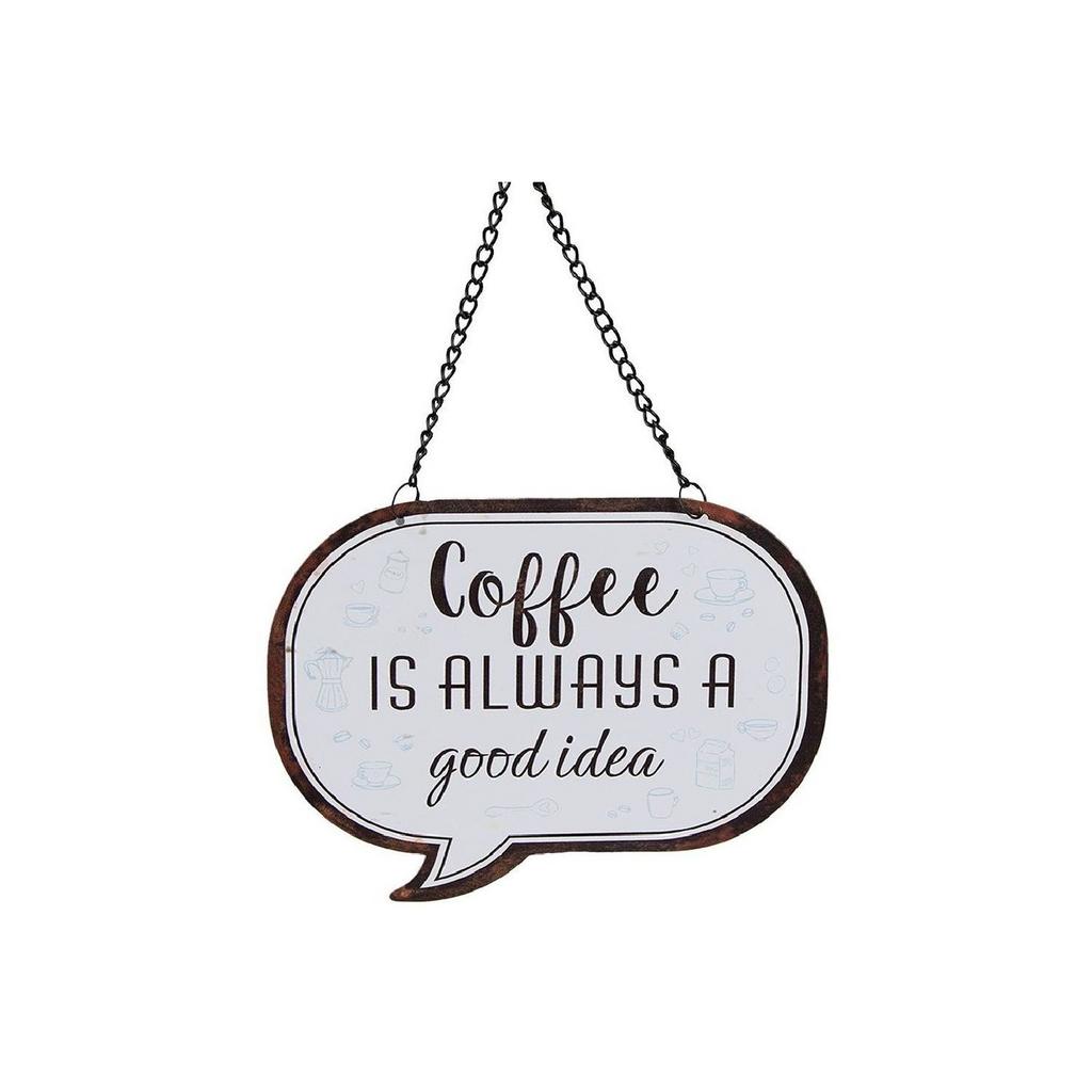 Табличка декоративная "Кофе - всегда хорошая идея"