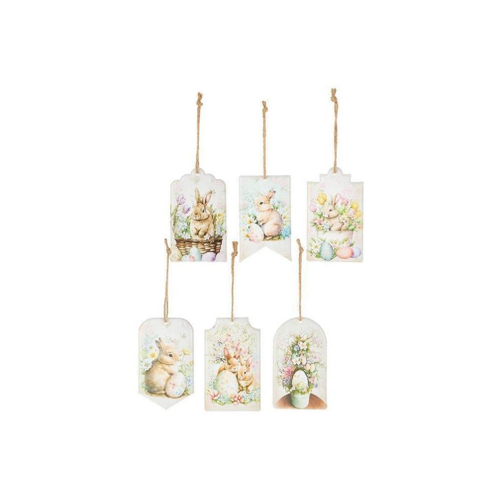 Набор Декор подвесной "Милый кролик" 6шт