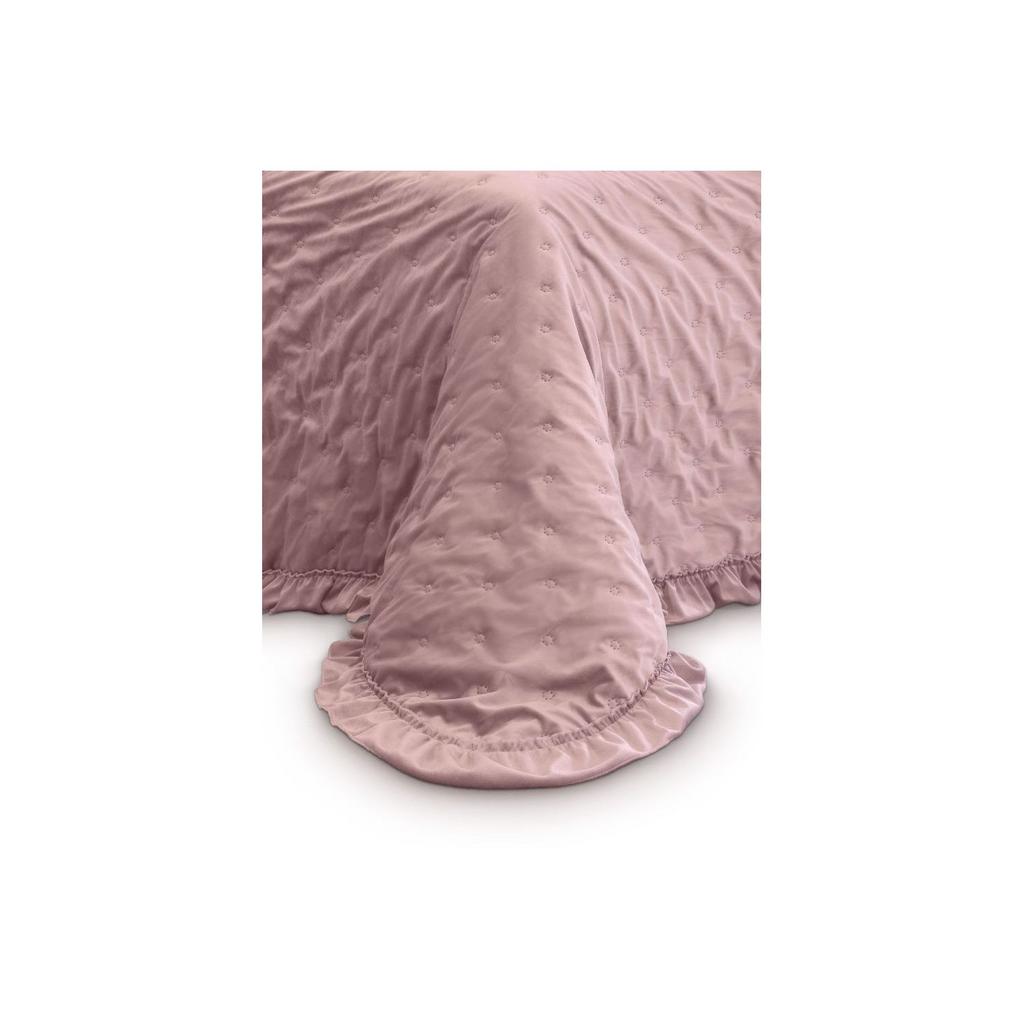 Покрывало  2-спальное "Аллюр" РОЗОВАЯ ПУДРА