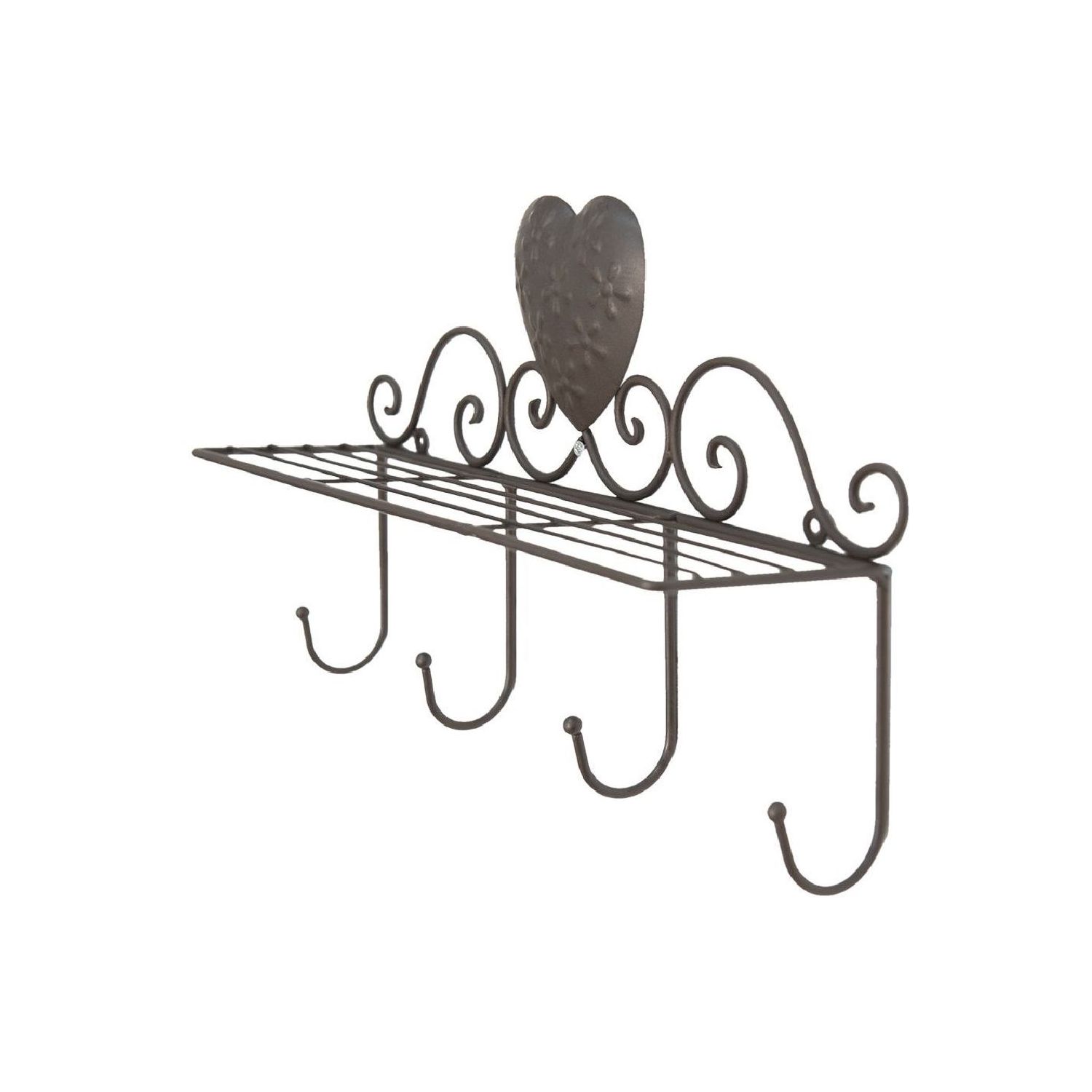 Полка-вешалка "Сердце"