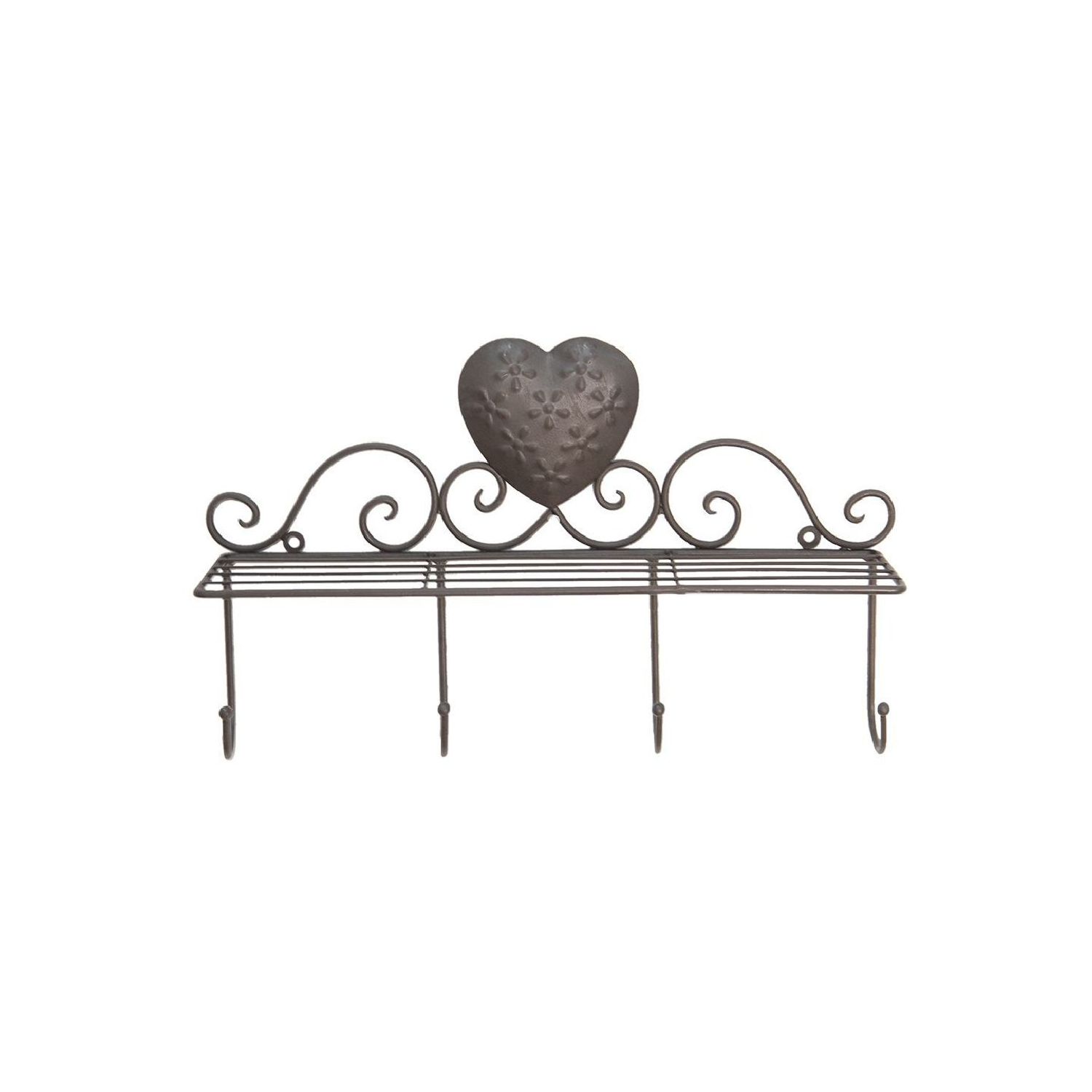 Полка-вешалка "Сердце"