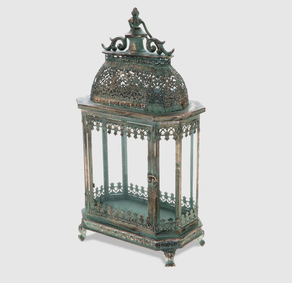 Фонарь Ажур патина