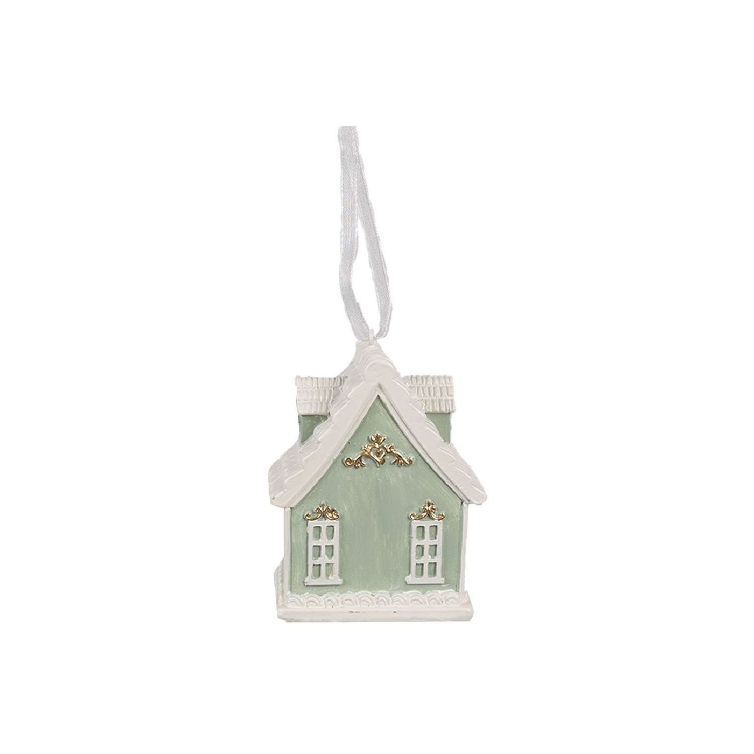 Декор подвесной "Пряничный домик" мята