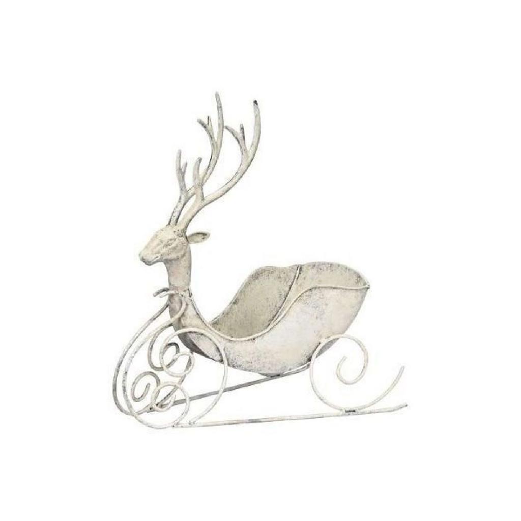 Декор "Сани с оленем" малые