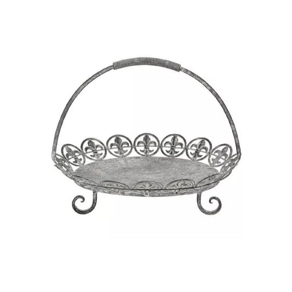 Поднос с ручкой "Флёр де лиз"