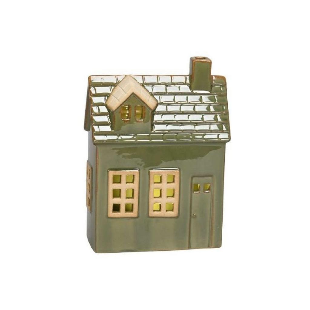 Декор светодиодный "Домик" зеленый большой