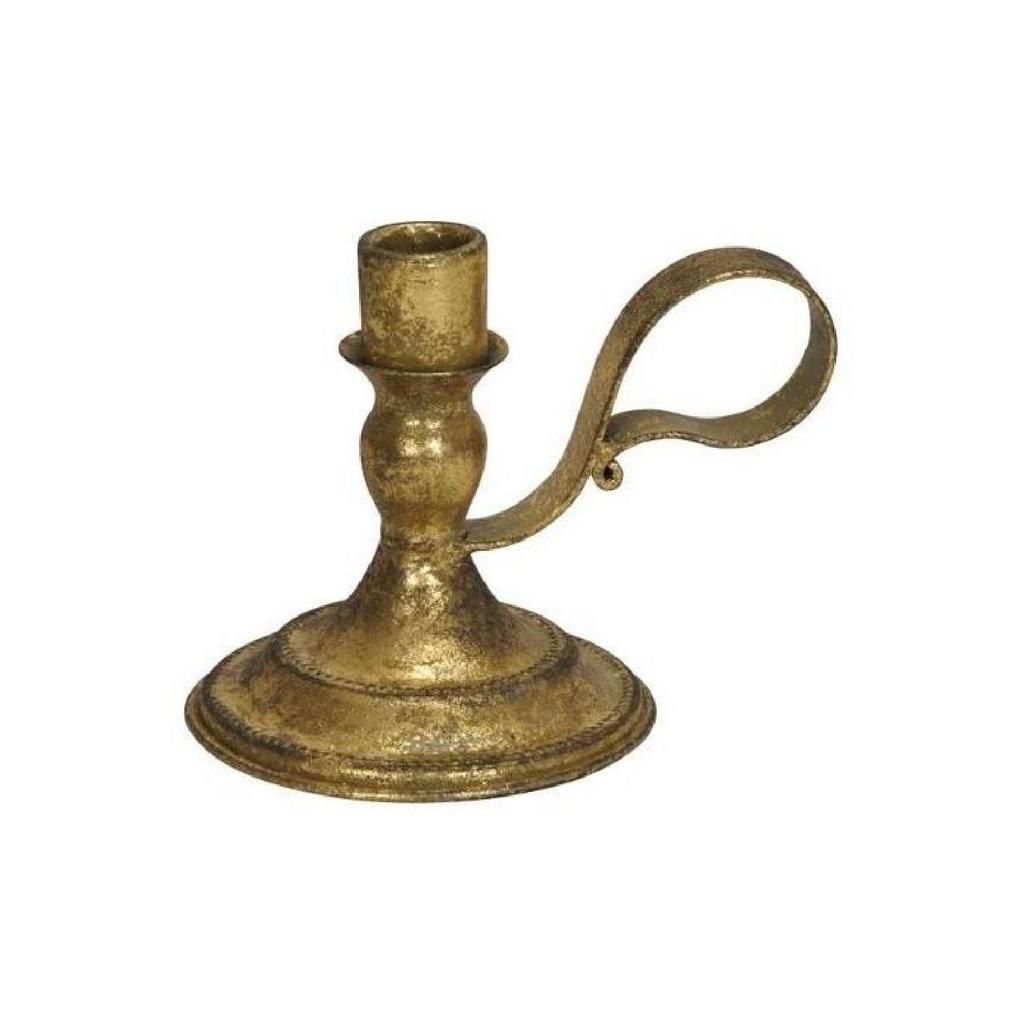 Подсвечник "Хлоя" античное золото