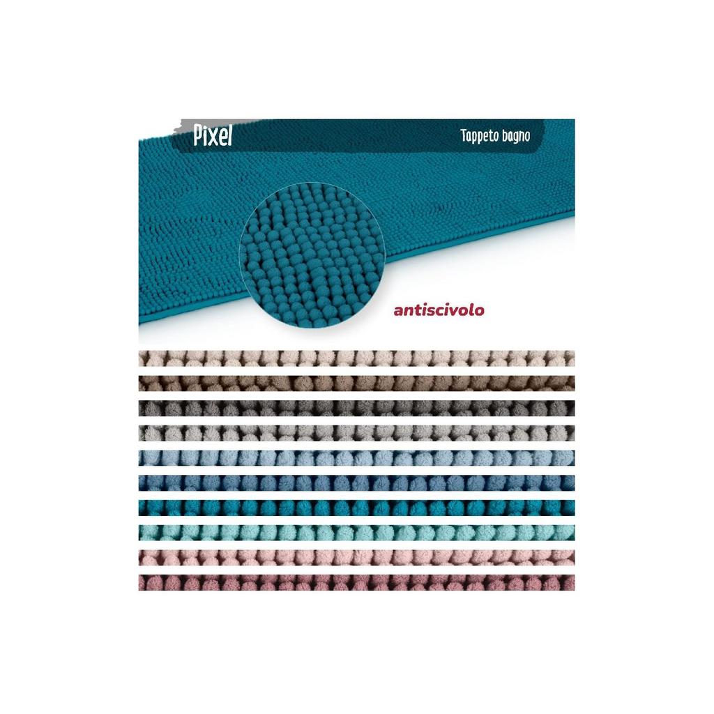 Коврик для ванны "Пиксель" в ассортименте