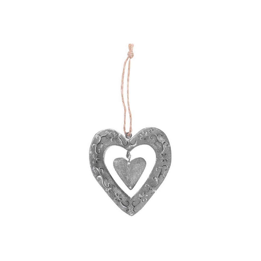 Декор подвесной "Сердце в сердце"