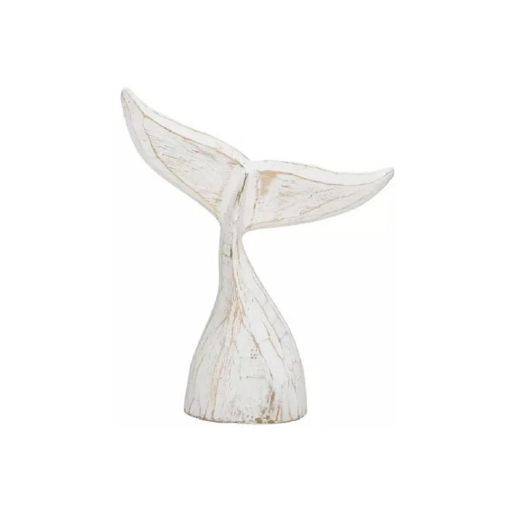 Декор "Хвост кита" белый