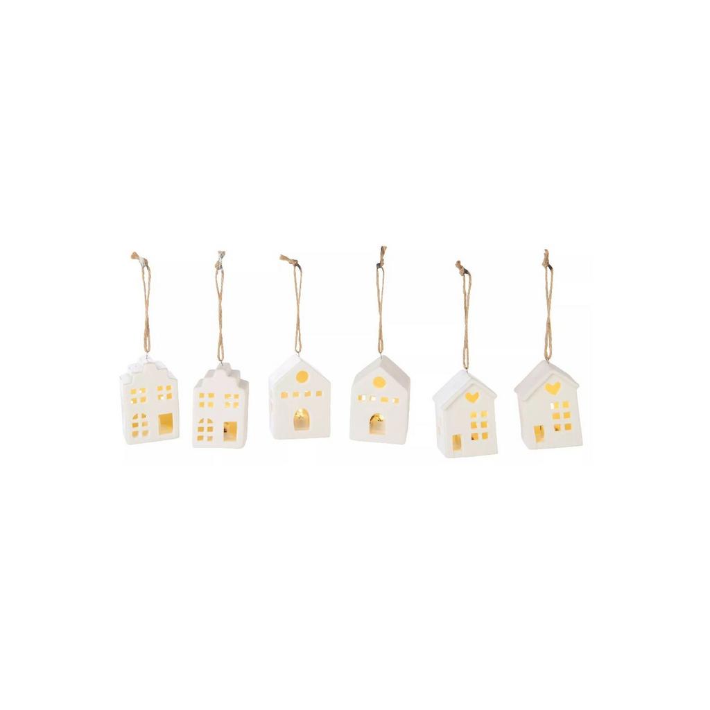 Декор подвесной светодиодный "Домик"  в ассортименте