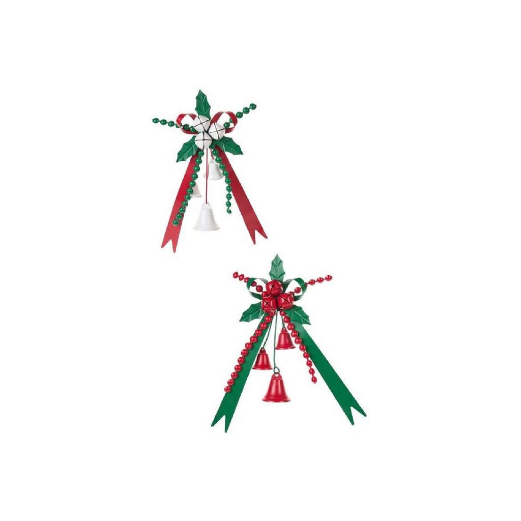 Декор подвесной "Колокольчики на ветке омелы" в ассортименте