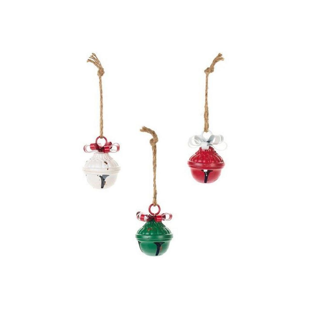 Декор подвесной "Бубенчик с бантиком" в ассортименте