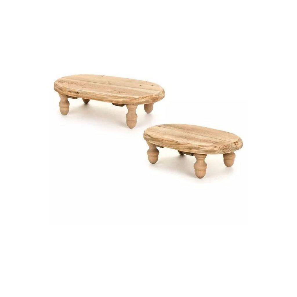 Набор из 2-х подносов на ножках "Овал"