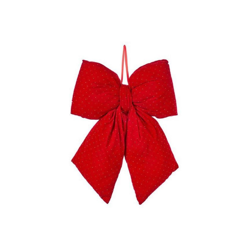 Декор подвесной "Красный бант" большой