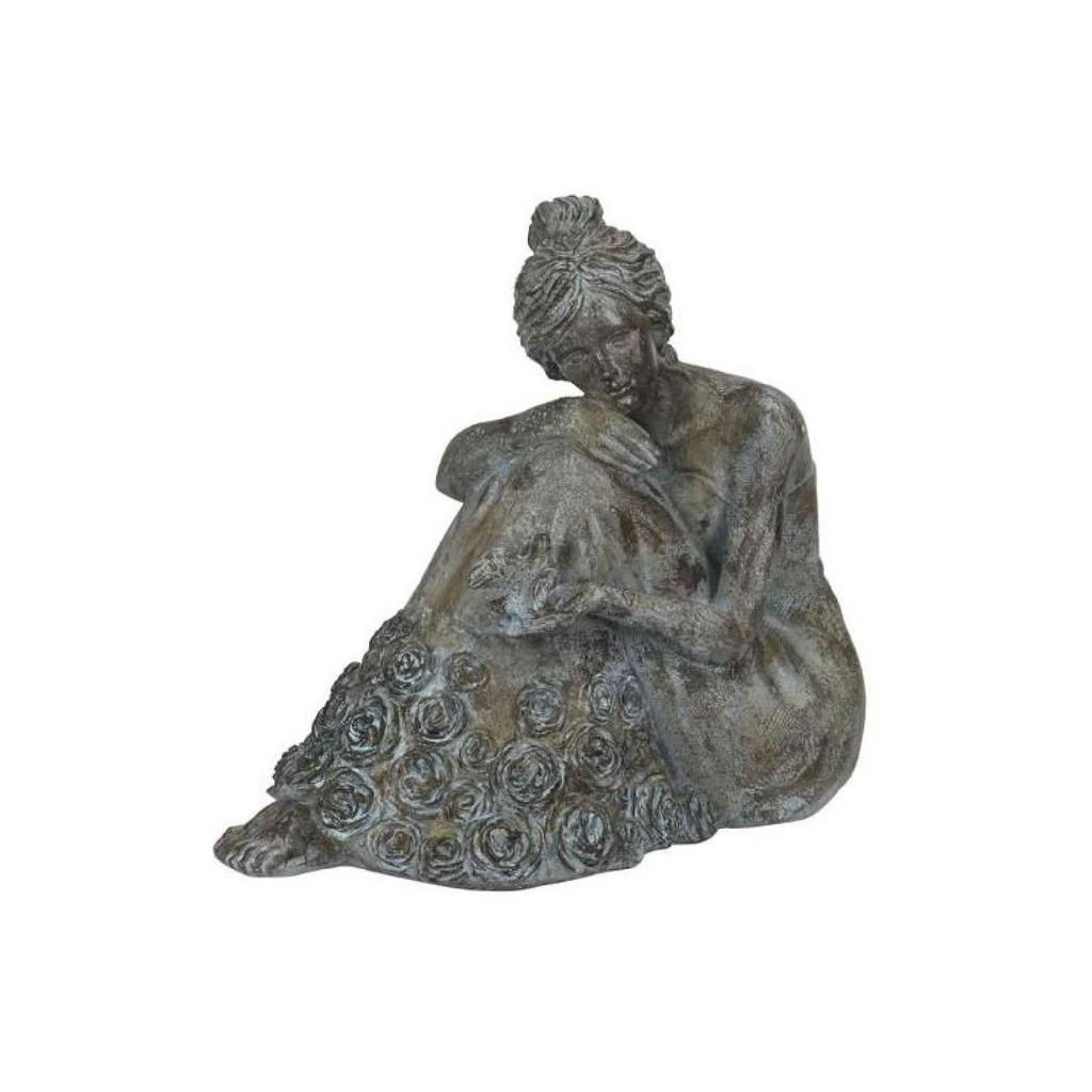 Декор "Девушка с птицей"